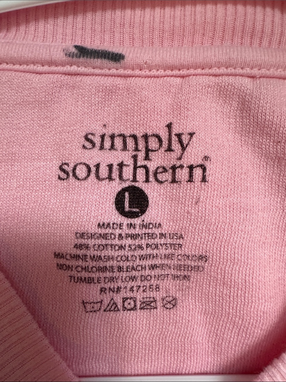 Simply Southern Pink "Bring Me Chicken Nuggets" Pullover - Picture 2 of 2